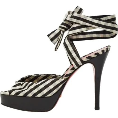 Pre-owned Stoff sandals , Damen, Größe: 38 EU - Dolce & Gabbana Pre-owned - Modalova