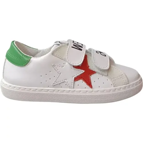 Grüne flache Schuhe mit Klettverschluss - 2Star - Modalova