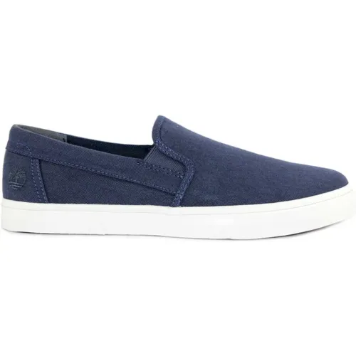 Canvas Slip-On Shoes , male, Sizes: 9 1/2 UK, 10 UK - Timberland - Modalova