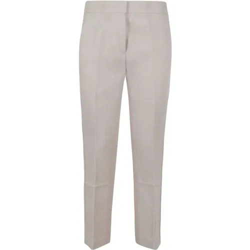 Fw21 Grey Viscose Pants , female, Sizes: 2XS, S, M - TORY BURCH - Modalova