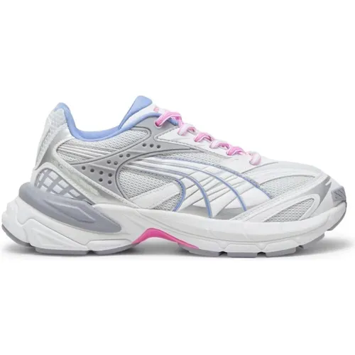 Silver Leisure Sneakers for Adults , female, Sizes: 5 1/2 UK, 7 UK, 6 UK, 8 UK, 7 1/2 UK, 3 UK, 4 UK, 5 UK - Puma - Modalova