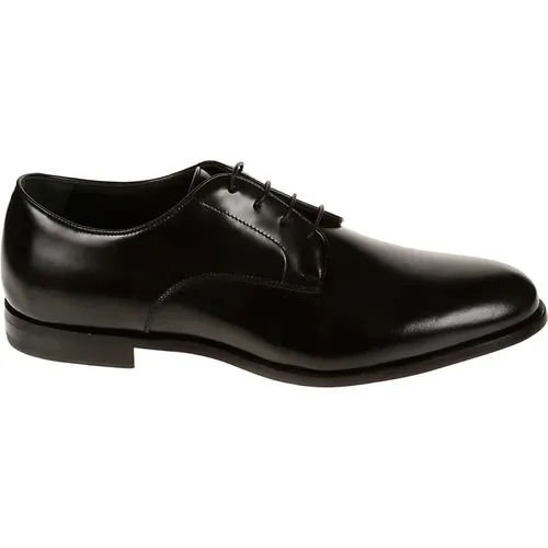 Elegante Leder Derby Schuhe mit Schnürsenkeln , Herren, Größe: 42 EU - Corvari - Modalova