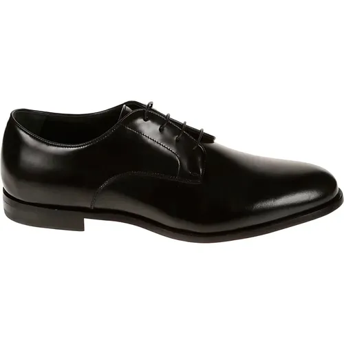 Elegante Leder Derby Schuhe mit Schnürsenkeln , Herren, Größe: 43 1/2 EU - Corvari - Modalova