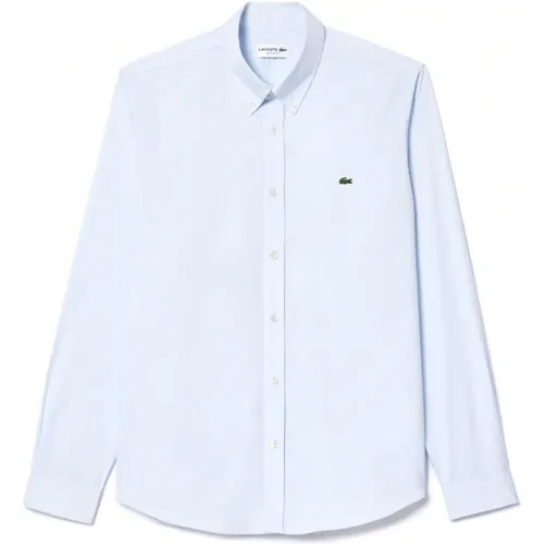 Weißes Klassisches Hemd Eleganter Stil , Herren, Größe: 2XL - Lacoste - Modalova