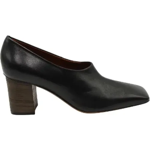 Pre-owned Leather heels , female, Sizes: 6 1/2 UK - Celine Vintage - Modalova