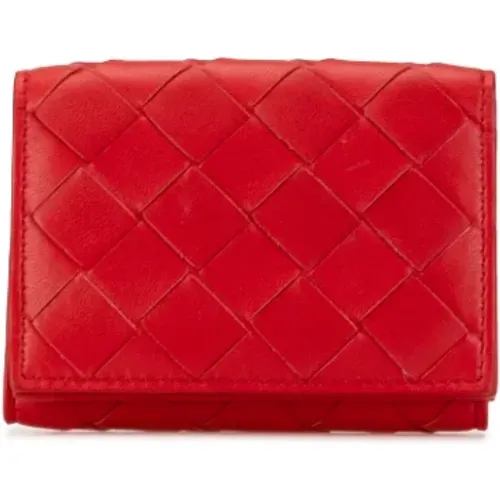 Pre-owned Leather wallets , female, Sizes: ONE SIZE - Bottega Veneta Vintage - Modalova