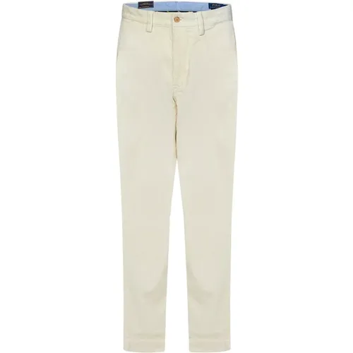 Men's Clothing Trousers White Aw24 , male, Sizes: W31, W34, W30, W32 - Ralph Lauren - Modalova