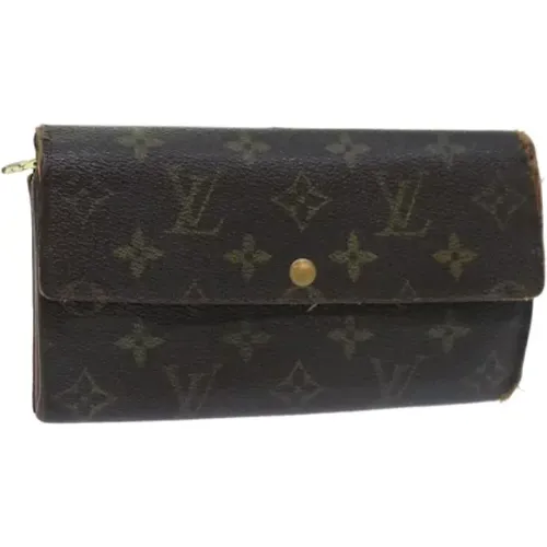 Pre-owned Canvas wallets , female, Sizes: ONE SIZE - Louis Vuitton Vintage - Modalova