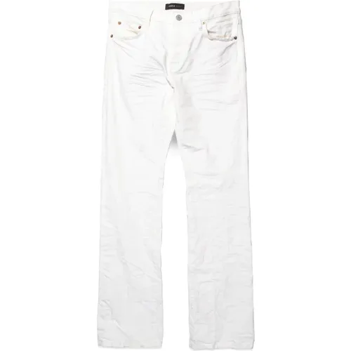 Weiße Jeans mit Lila Akzenten - Purple Brand - Modalova