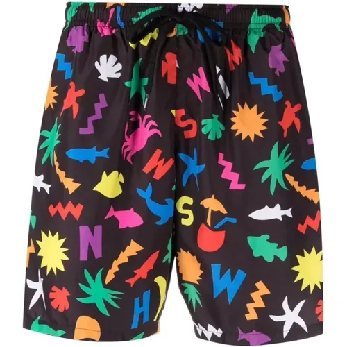 Men`s Sea Swimwear , male, Sizes: S - Moschino - Modalova