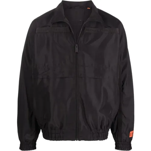 Schwarze Casual Jacke mit X-Ray Logo - Heron Preston - Modalova