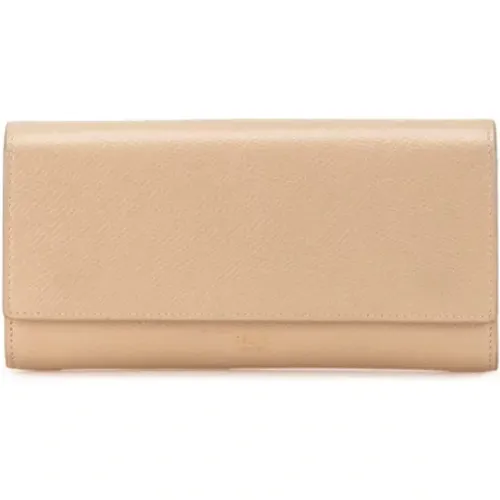 Pre-owned Leather wallets , female, Sizes: ONE SIZE - Celine Vintage - Modalova