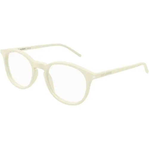 Ivory Montura Sunglasses , female, Sizes: 50 MM - Saint Laurent - Modalova