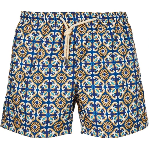 Mediterranean Style Swimwear Blue , male, Sizes: L, XL - Peninsula - Modalova