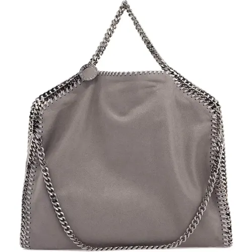 Eco-leather Chain Tote Bag , female, Sizes: ONE SIZE - Stella Mccartney - Modalova