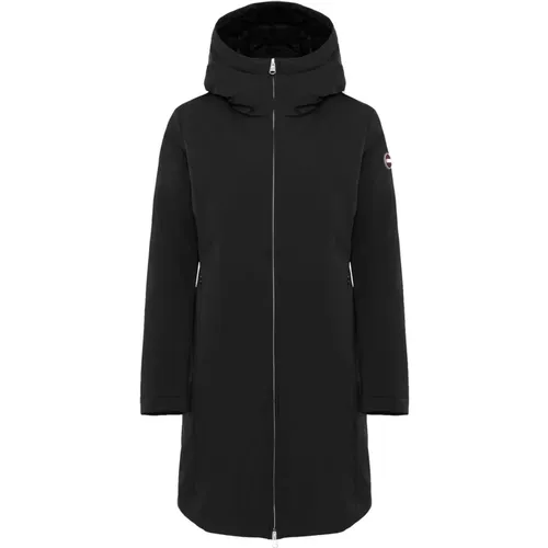 Langer Softshell-Parka mit natürlicher Daunenpolsterung , Damen, Größe: S - Colmar - Modalova