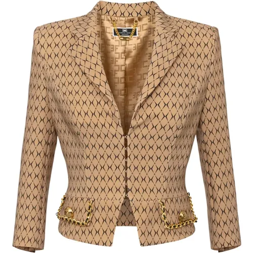 Stilvolle Jacke für Frauen - Elisabetta Franchi - Modalova