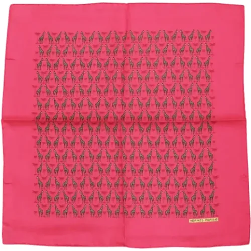 Pre-owned Silk scarves , female, Sizes: ONE SIZE - Hermès Vintage - Modalova