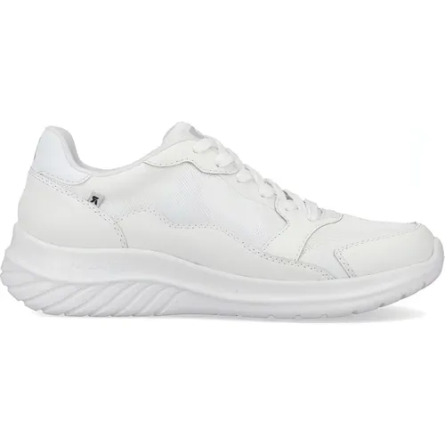 Comfortable Textile Sneakers , male, Sizes: 9 UK, 8 UK, 10 UK, 7 UK - Rieker - Modalova