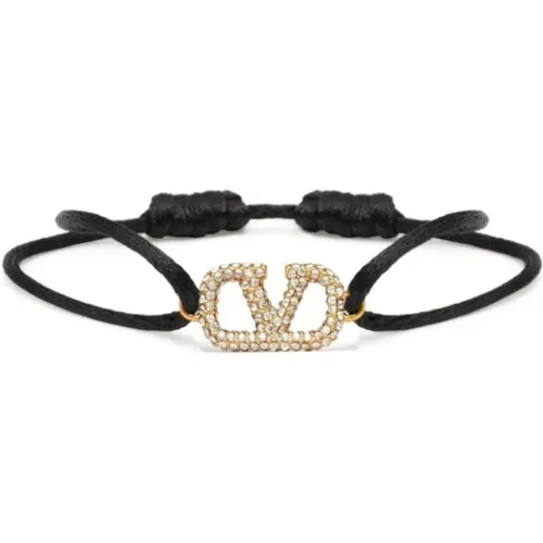 VLogo Swarovski Crystal Bracelet , female, Sizes: ONE SIZE - Valentino Garavani - Modalova