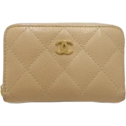 Pre-owned Leather wallets , female, Sizes: ONE SIZE - Chanel Vintage - Modalova