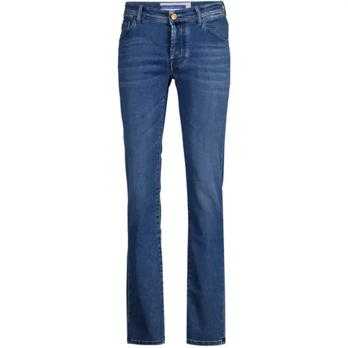 Slim Fit Jeans , male, Sizes: W34, W36, W37 - Jacob Cohën - Modalova
