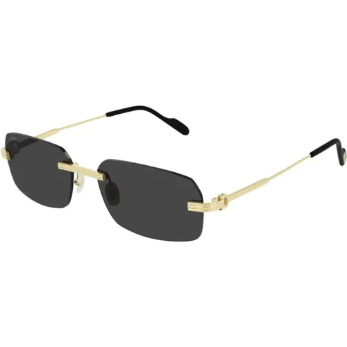 Metallische Sonnenbrille für Frauen - Cartier - Modalova