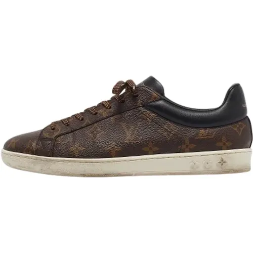 Pre-owned Coated canvas sneakers , male, Sizes: 8 UK - Louis Vuitton Vintage - Modalova