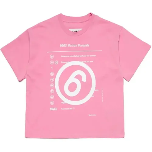 Rosa T-Shirt MM6 Maison Margiela - MM6 Maison Margiela - Modalova