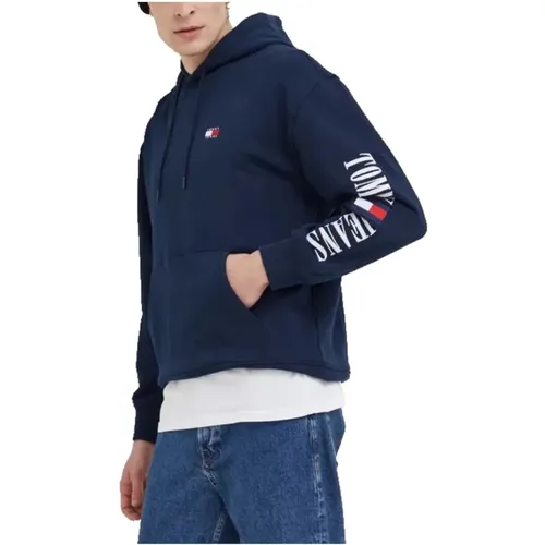 Retro Chic Archiv Hoodie , Herren, Größe: M - Tommy Hilfiger - Modalova