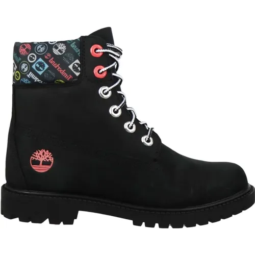 Schwarze Damenstiefel , Damen, Größe: 37 EU - Timberland - Modalova