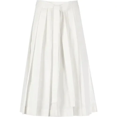 Cotton Skirt with Front Zip , female, Sizes: 3XS, XS - 3.1 phillip lim - Modalova