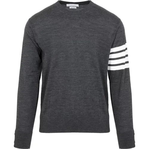 Wool 4-Bar Sweater , male, Sizes: 2XL, XL, L - Thom Browne - Modalova