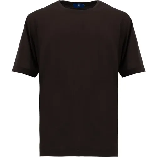 Baumwoll Crew-neck T-Shirt für heiße Tage , Herren, Größe: 3XL - Kiton - Modalova