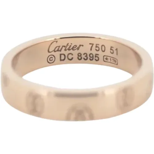 Pre-owned Metal rings , female, Sizes: ONE SIZE - Cartier Vintage - Modalova