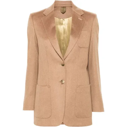 Camel Hair Jacket , female, Sizes: S, XS - Max Mara - Modalova