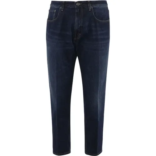 Dark Denim Trousers , male, Sizes: W36, W31, W32, W33, W35, W30, W34 - Dondup - Modalova