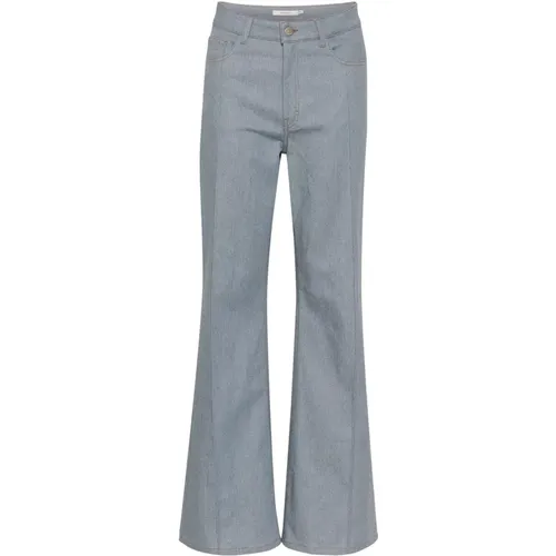 Straight Jeans Light Unwashed , female, Sizes: W31, W29, W30, W33, W28, W27, W26 - Gestuz - Modalova