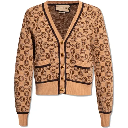 Cashmere Wool Sweater , female, Sizes: S - Gucci - Modalova