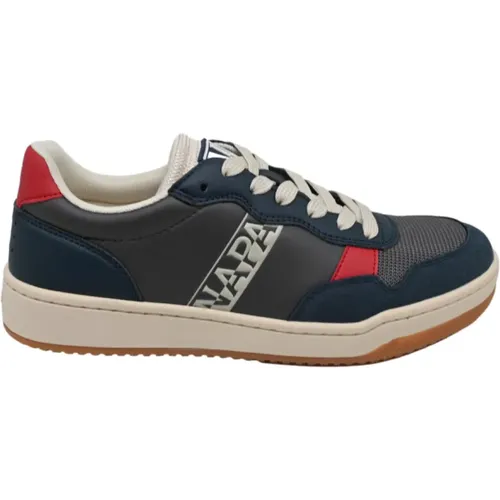Grey Navy Casual Sneakers Style , male, Sizes: 10 UK, 8 UK, 9 UK, 6 UK, 7 UK, 11 UK - Napapijri - Modalova