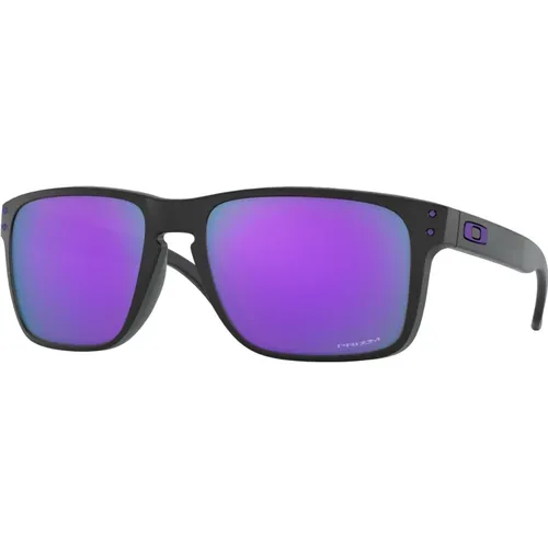 Matte Sonnenbrillen with Prizm Violet , Herren, Größe: 59 MM - Oakley - Modalova