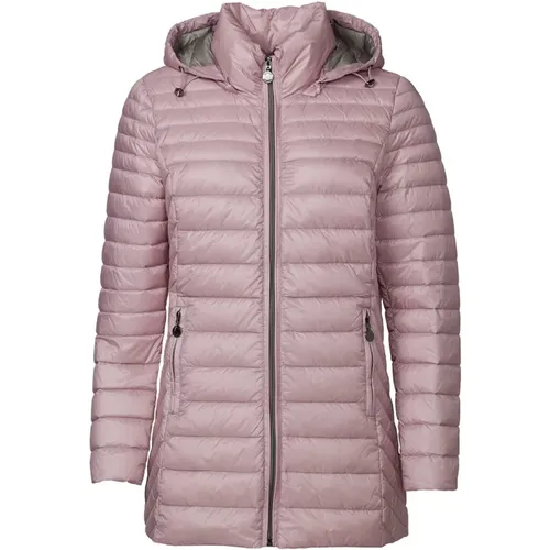 Light Down Jacket Old Rose , female, Sizes: 4XL, 6XL, XL, 3XL, 2XL, 5XL - Danwear - Modalova