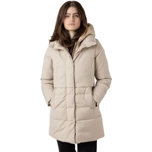Luxe Puffy 2in1 Parka with Detachable Hood , female, Sizes: M - Woolrich - Modalova