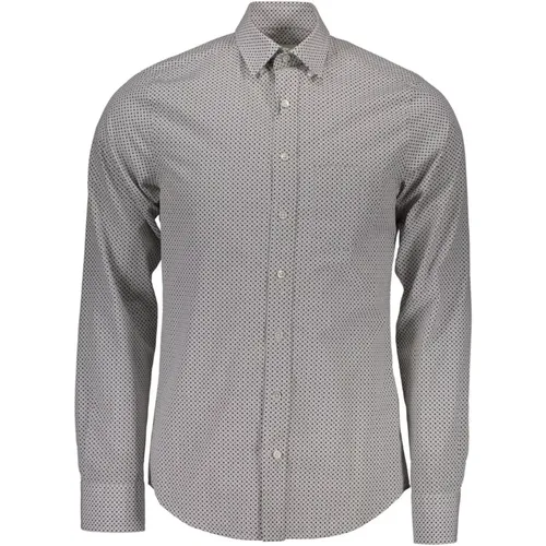 Cotton Shirt with Italian Collar , male, Sizes: S - Gant - Modalova