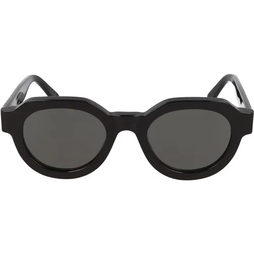 Runde Acetat-Sonnenbrille , unisex, Größe: 51 MM - Retrosuperfuture - Modalova