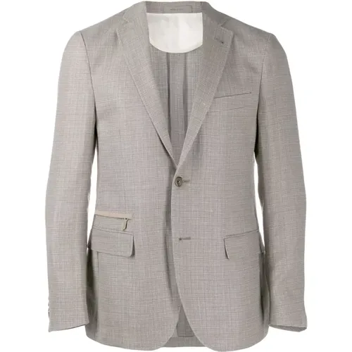 Wool Linen Silk Jacket , male, Sizes: 2XL - Corneliani - Modalova