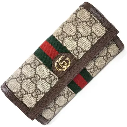 Pre-owned Stoff portemonnaies - Gucci Vintage - Modalova