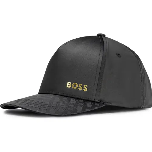 Reflective Metallic Logo Cap Gold , male, Sizes: ONE SIZE - Boss - Modalova