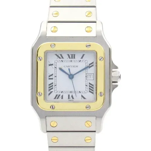 Pre-owned Stainless Steel watches , female, Sizes: ONE SIZE - Cartier Vintage - Modalova