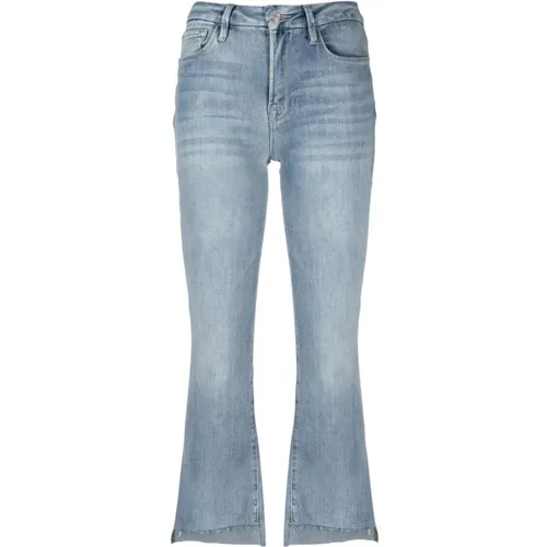 Le Crop Mini Boot Jeans , female, Sizes: W31 - Frame - Modalova